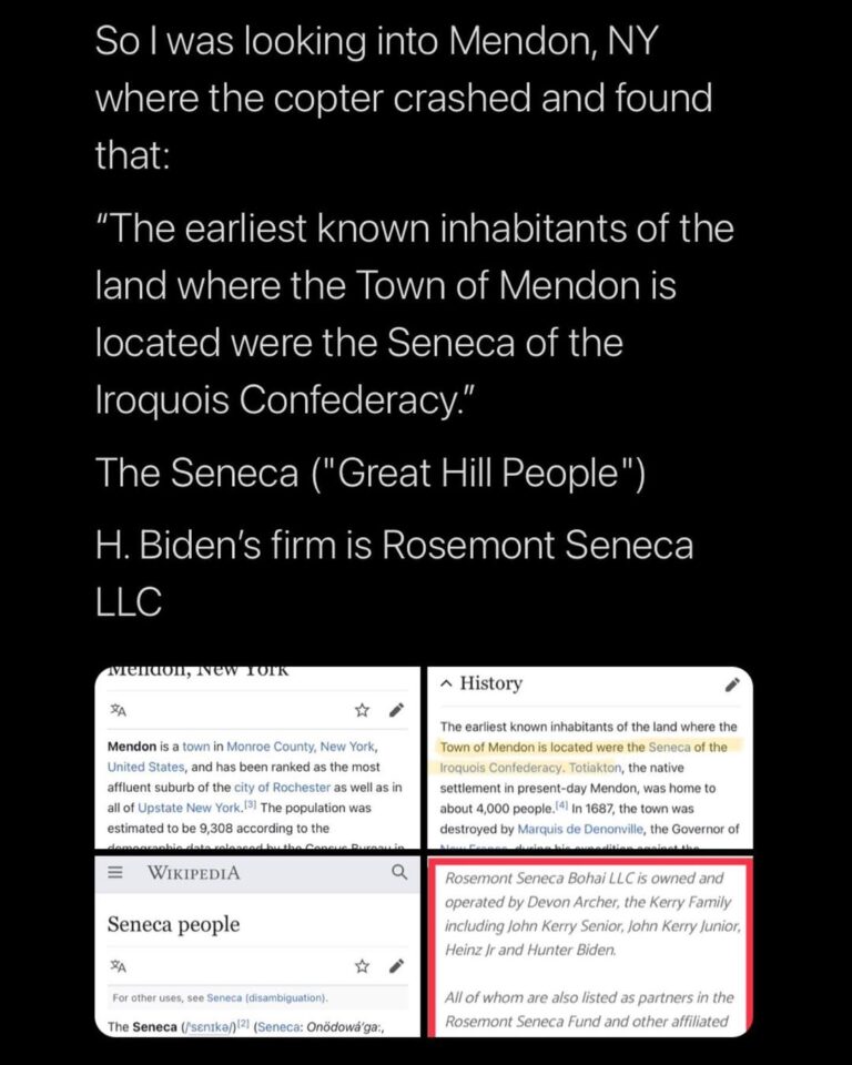 Read more about the article So I was looking into Mendon, NY where the copter crashed and found that…