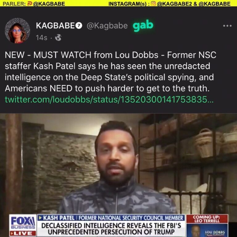 Read more about the article Former NSC staffer Kash Patel says he has seen the unredacted intelligence on the Deep State’s political spying, and Americans NEED to push harder to get to the truth.