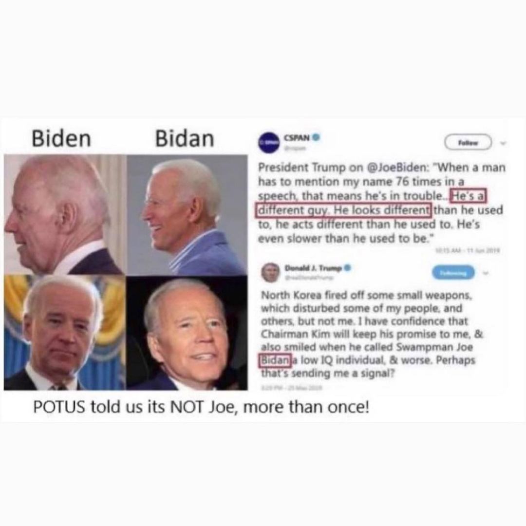 Biden vs Bidan: POTUS told us its NOT Joe, more than once! President ...