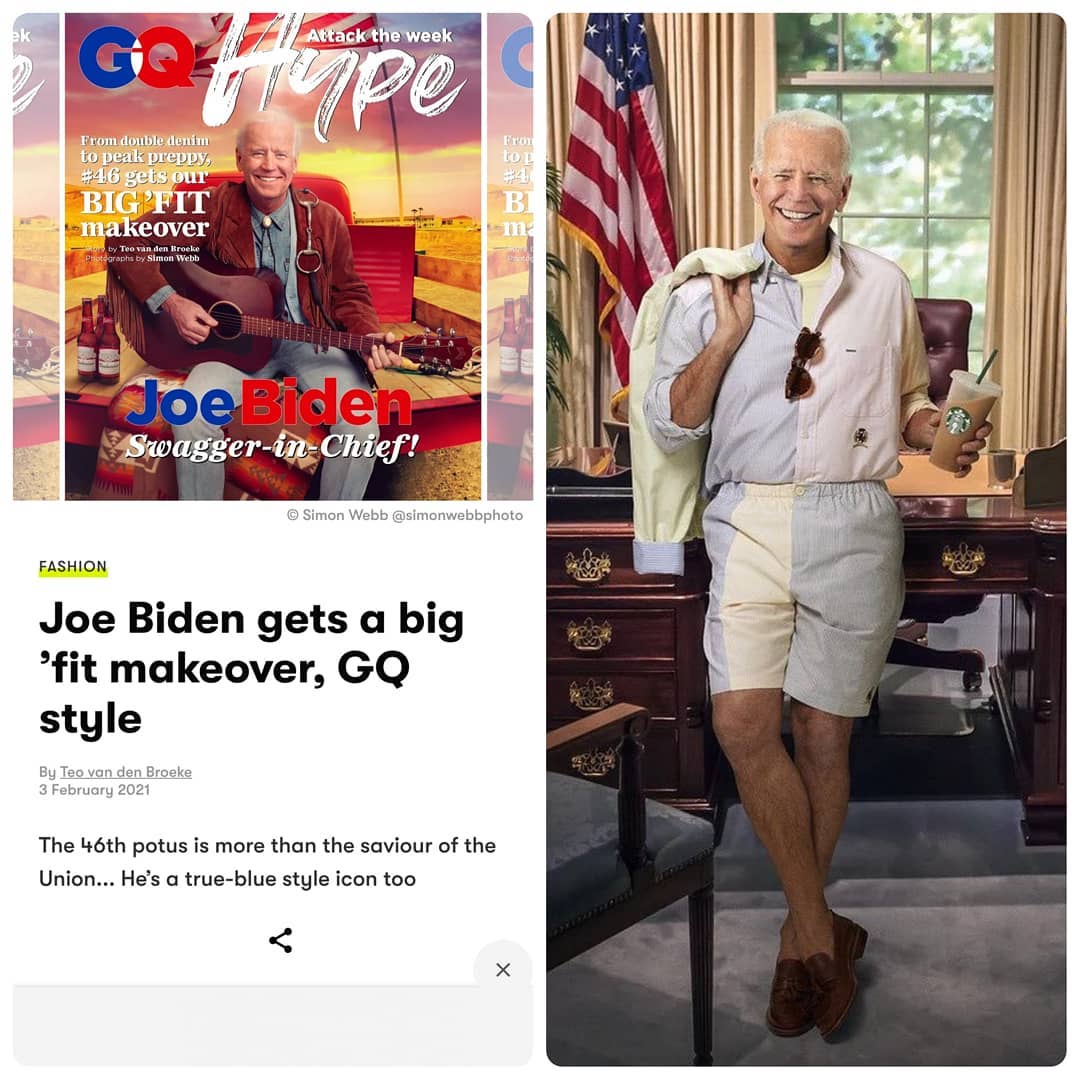 You are currently viewing Wtf >> “Joe Biden gets a big ‘fit makeover, GQ style”