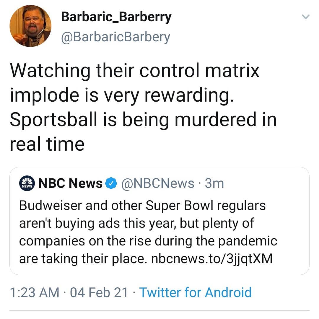 You are currently viewing Watching their control matrix implode is very rewarding. Sportsball is being murdered in real time