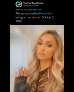 Read more about the article This was posted to Paris Hilton Instagram account on October 2, 2020