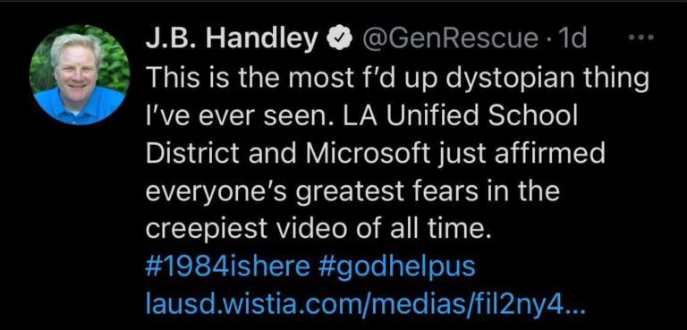 Read more about the article LA Unified School District and Microsoft just affirmed everyone’s greatest fears in the creepiest video of all time.