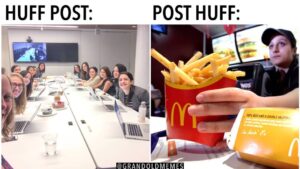 Read more about the article “I used to work for HuffPost.  Would you like some fries with that?”….