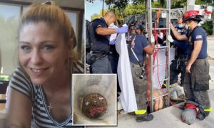 Read more about the article Naked woman, 43, pulled from Florida storm drain claims she was trapped for THRE