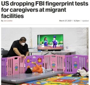 Read more about the article US dropping FBI fingerprint tests for caregivers at migrant facilities
“Instead