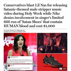 Read more about the article Thereโs Miley wearing the shoes and captioning it with Satan on her insta
Where