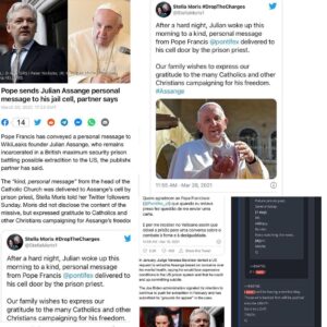 Read more about the article The pope sends JA a message?
Interesting