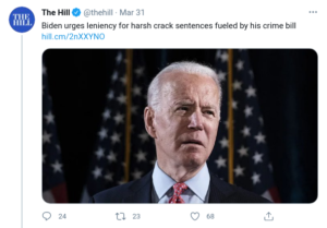 Read more about the article Biden urges leniency for harsh crack sentences fueled by his crime bill  – @thehill Ya for Hunter