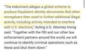 Read more about the article The indictment alleges a global scheme to produce fraudulent identity documents