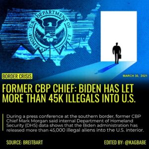 Read more about the article Former Customs and Border Protection (CBP) Chief Mark Morgan says Joe Biden’s a
