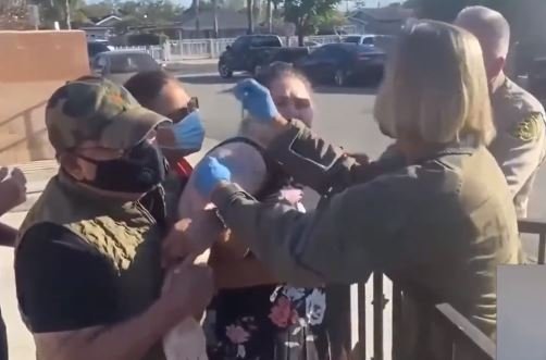 Read more about the article Horror! California Officials Force Crying Mentally Handicapped People to Get COVID Vaccinations (VIDEO)