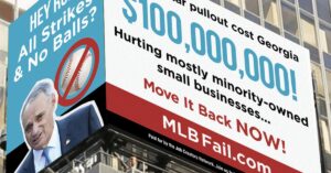 Read more about the article ‘All Strikes & No Balls’ billboard in NYC slams MLB’s decision on all-star game