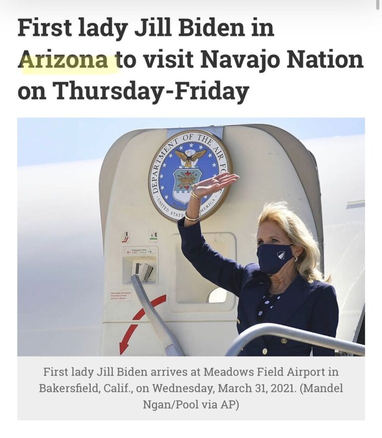 Read more about the article Anyone wanna explain why Jill Biden just HAPPENED to be in AZ the last two days