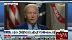 Read more about the article Biden: “patriotic responsibility” to wear mask despite vaccination