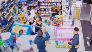 Read more about the article Horrifying store surveillance video shows savage stabbing, machete attack at Calif. liquor store