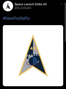 Read more about the article Space Force’s 45th Space Wing changed its name & logo today. 
Space Launch Delta