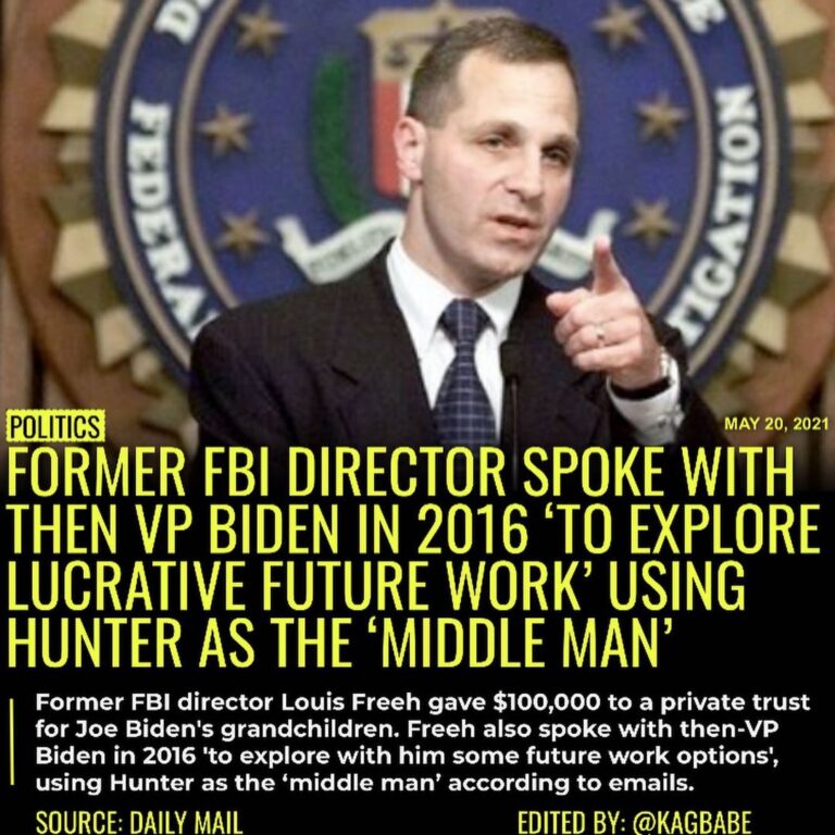 Read more about the article Former FBI director Louis Freeh gave $100,000 to a private trust for Joe Biden’s