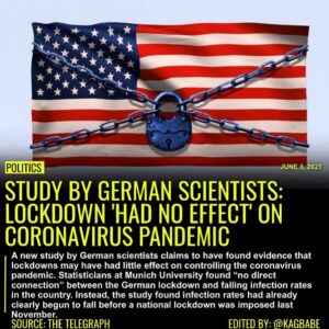 Read more about the article A new study by German scientists claims to have found evidence that lockdowns ma