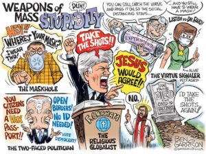 Read more about the article “Weapons of Mass Stupidity”
“When the whole world is running towards a cliff, he