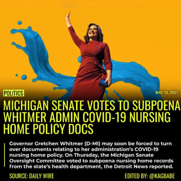 Read more about the article Michigan’s Democrat Governor Gretchen Whitmer may soon be forced to turn over do