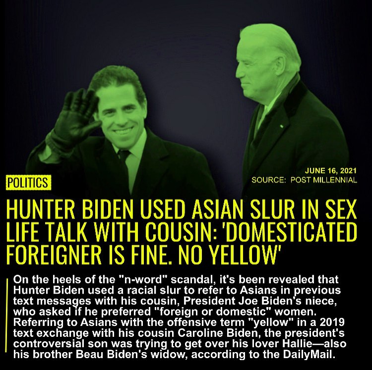 Read more about the article On the heels of the “n-word” scandal, it’s been revealed that Hunter Biden used