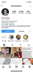 Read more about the article Why does Chrissy Teigen have “making America great again” in her Instagram bio?