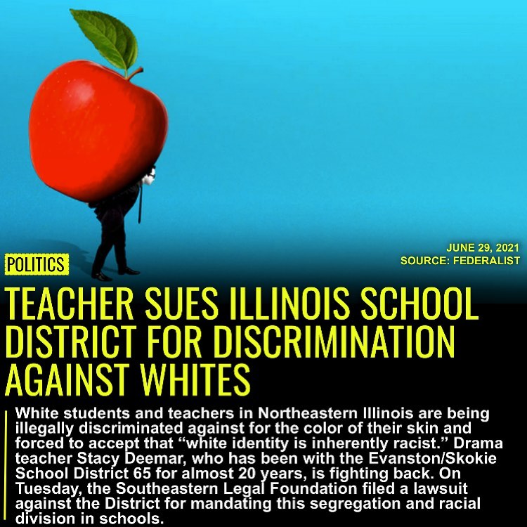 Read more about the article White students and teachers in Northeastern Illinois are being illegally discrim