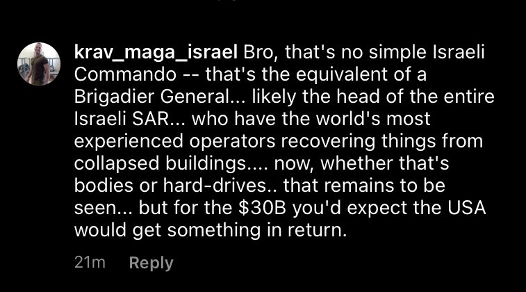Read more about the article Update on the Israeli Commado from yesterday.