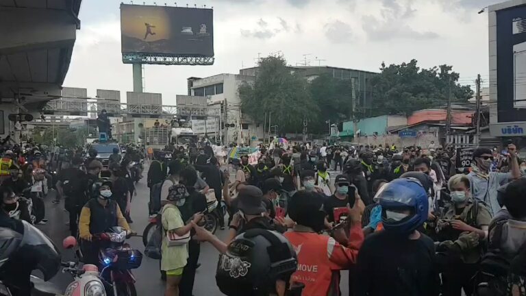 Read more about the article JUST IN  Thailand protest: Large number of anti government protesters have passe