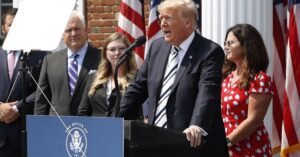 Read more about the article Trump implores Republicans to reject tax increases, Biden infrastructure plan