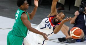 Read more about the article In Olympic warm-up, star-studded USA basketball team is stunned by loss to Nigeria