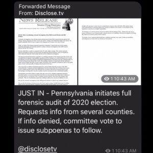 Read more about the article Pennsylvania is getting audited. HOOOOOOOOOOOOOOOOOOOOOOOOOO