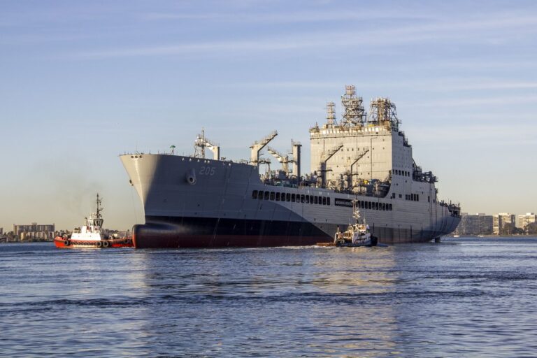 Read more about the article Growing our #NavyCapacity  
#USNavy will christen its first-in-class replenishme