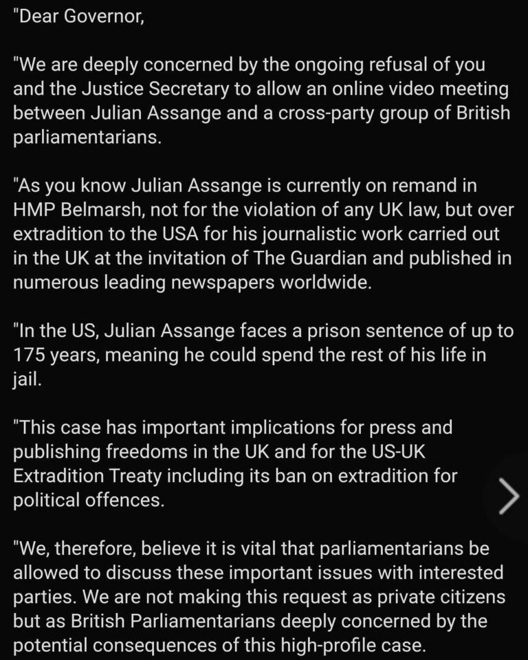Read more about the article Assange news