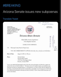 Read more about the article LETS FUGGIN GOOOOOO

ITS TIME

Arizona Senate issues audit subpoena for Maricopa