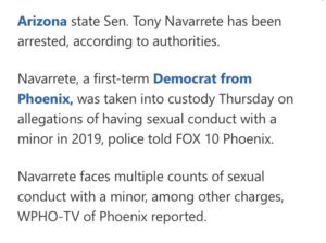 Read more about the article A state senator charged with sexual conduct with a minor sponsored a bill requir
