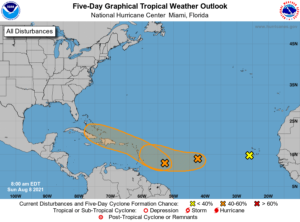 Read more about the article On this Sunday morning, three weather systems in the tropical Atlantic are being