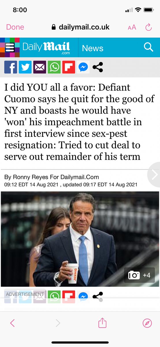 You are currently viewing Cuomo claimed he “did the right thing” by resigning as he did not want the state