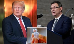 Read more about the article Trump claims COVID booster shots are a ‘money-making operation’ for Pfizer