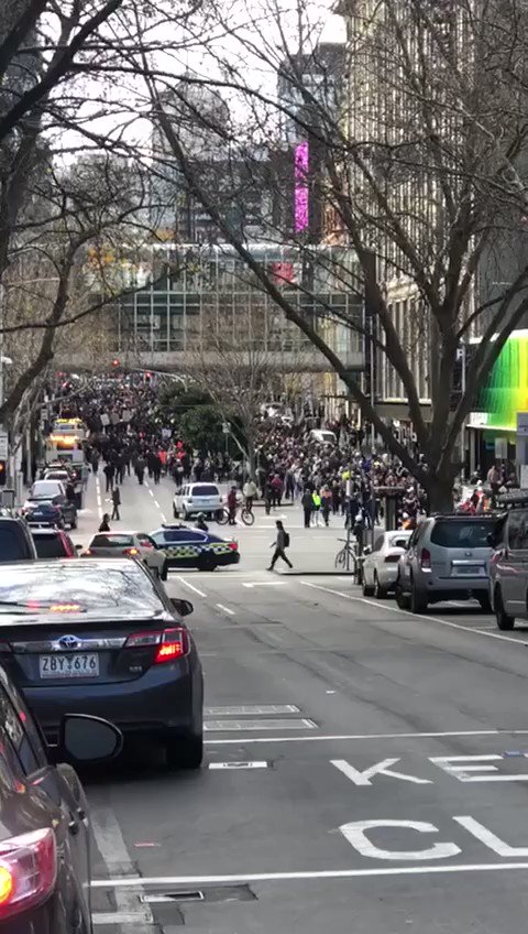 You are currently viewing Another angle of the absolute MASSIVE crowds in Melbourne.