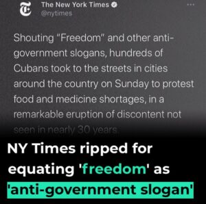 Read more about the article The New York Times faced backlash on Sunday for its framing of recent spontaneou