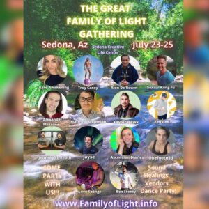 Read more about the article Get your tickets for family of the light gathering I’ll be there doing security