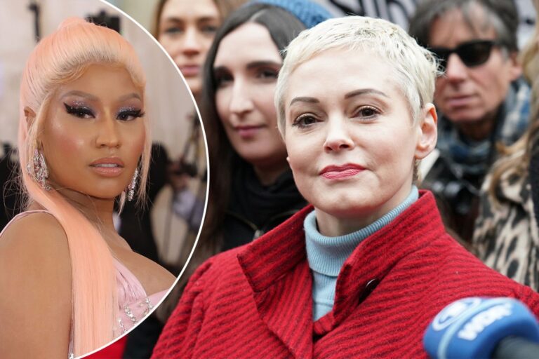Read more about the article Rose McGowan ‘stands with’ vaccine skeptic Nicki Minaj