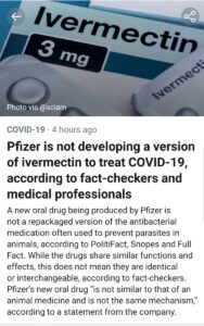 Read more about the article This is getting embarrassing now… 
#Pfizermectin