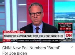 Read more about the article Just your friendly reminder that Biden’s disapproval rate is at 53%.