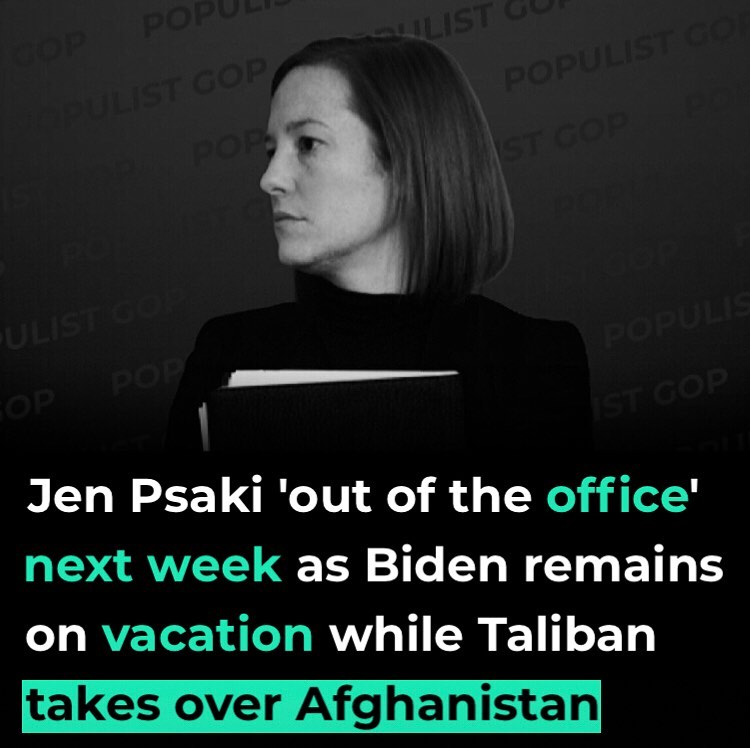 Read more about the article Fox News:

White House Press Secretary Jen Psaki is taking a break from her duti