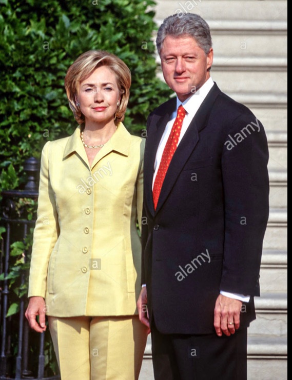 You are currently viewing Unless Hillary was wearing 6” platform heels in the 90s, who is this new, older