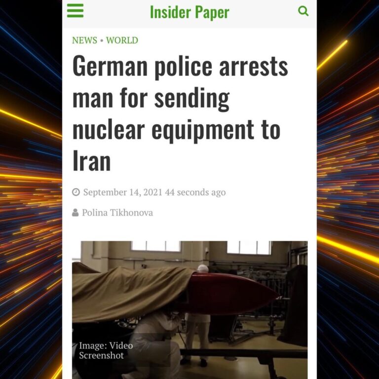 Read more about the article German police arrests man for sending nuclear equipment to Iran