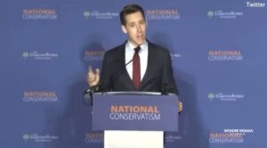 Read more about the article JOSH HAWLEY calls on men to take action and lead the republic: “Their manhood is